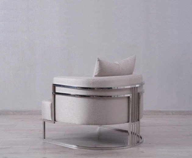 Light great annd silver accent chair1